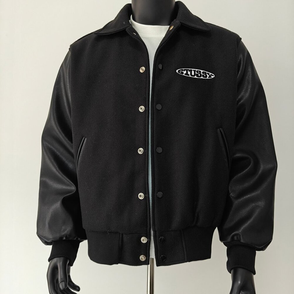 Stussy Embroidered Patchwork Jacket - image 1